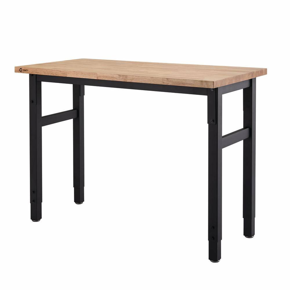 TRINITY 48 in. W x 24 in. D Adjustable Height Workbench