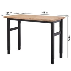 TRINITY 48 in. W x 24 in. D Adjustable Height Workbench
