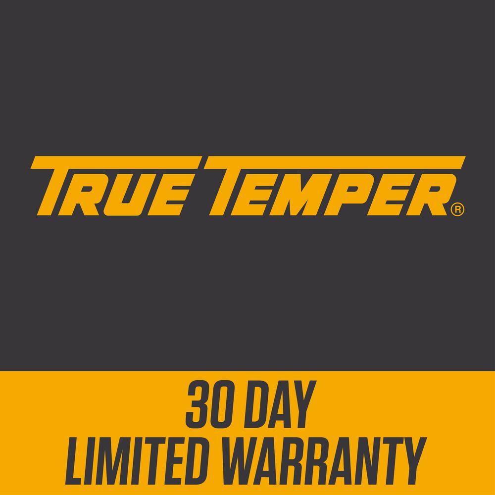 True Temper 6 cu. ft. Poly Wheelbarrow with Total Control Handles