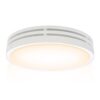 Akicon 110 CFM, 2-Sones Bathroom Fan with Light, 15-Watt Dimmable 3CCT LED Light with 5-Watt 2-Color Night Light, Round, White