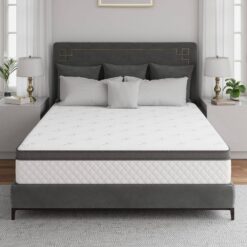 Babo Care KING Size Medium Firm Comfort Hybrid Memory Foam Tight Top 10in. Breathable and Cooling Mattress