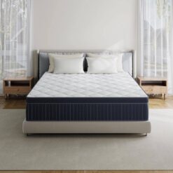 Babo Care Queen Size Plush Hybrid Gel Memory Foam 10 in. Innerspring Euro Top Support and Motion Isolation Mattress