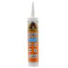 Gorilla 10 Oz. Waterproof Caulk and Seal 100% Silicone Sealant White (12-Pack)