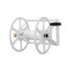 Hampton Bay 200 ft. White Steel Dual mount Wall Mounted Garden Hose Reel