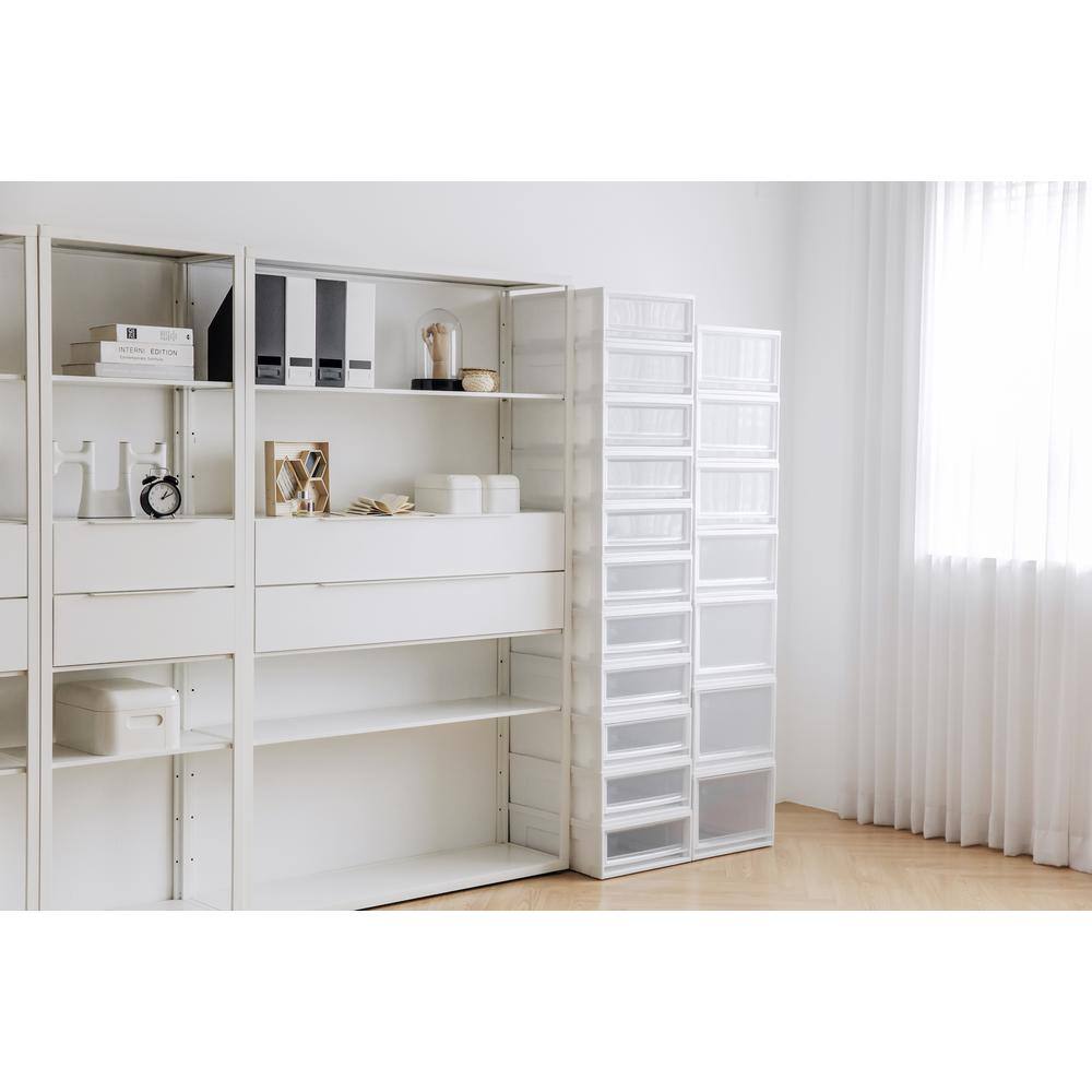 IRIS 15.75 in. x 9 in. White Medium Box Chest Drawer