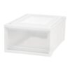 IRIS 15.75 in. x 9 in. White Medium Box Chest Drawer