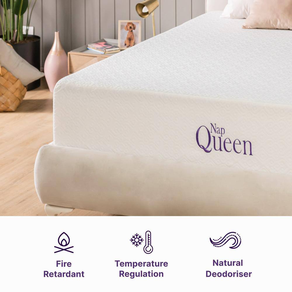 NapQueen Elizabeth Twin XL Medium Gel Memory Foam 6 in. Mattress