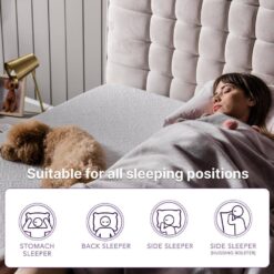 NapQueen Elizabeth Twin XL Medium Gel Memory Foam 6 in. Mattress