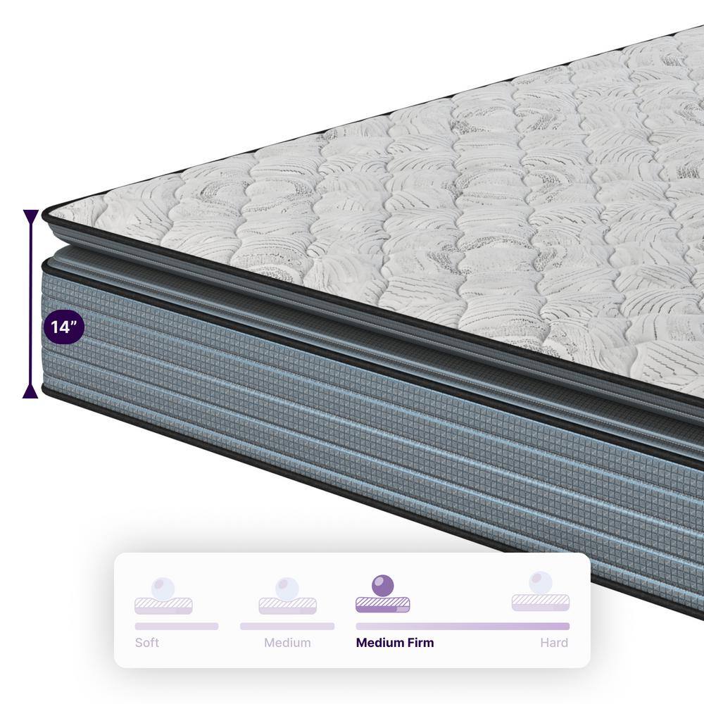 NapQueen Isabella Twin XL Medium Hybrid 14 in. Mattress