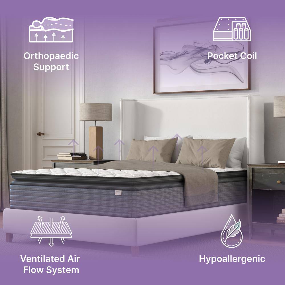 NapQueen Isabella Twin XL Medium Hybrid 14 in. Mattress