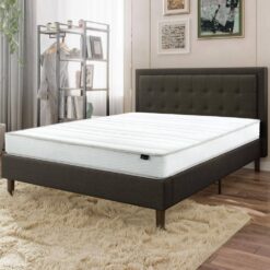 Zinus Narrow Twin Medium Quilted Top 6 in. Foam and Spring Hybrid Mattress