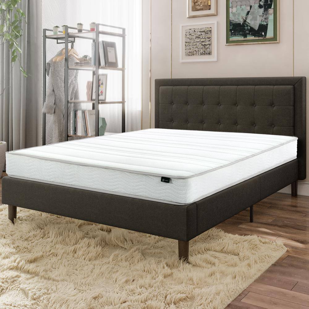 Zinus Narrow Twin Medium Quilted Top 6 in. Foam and Spring Hybrid Mattress
