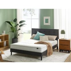 Zinus Narrow Twin Medium Quilted Top 6 in. Foam and Spring Hybrid Mattress