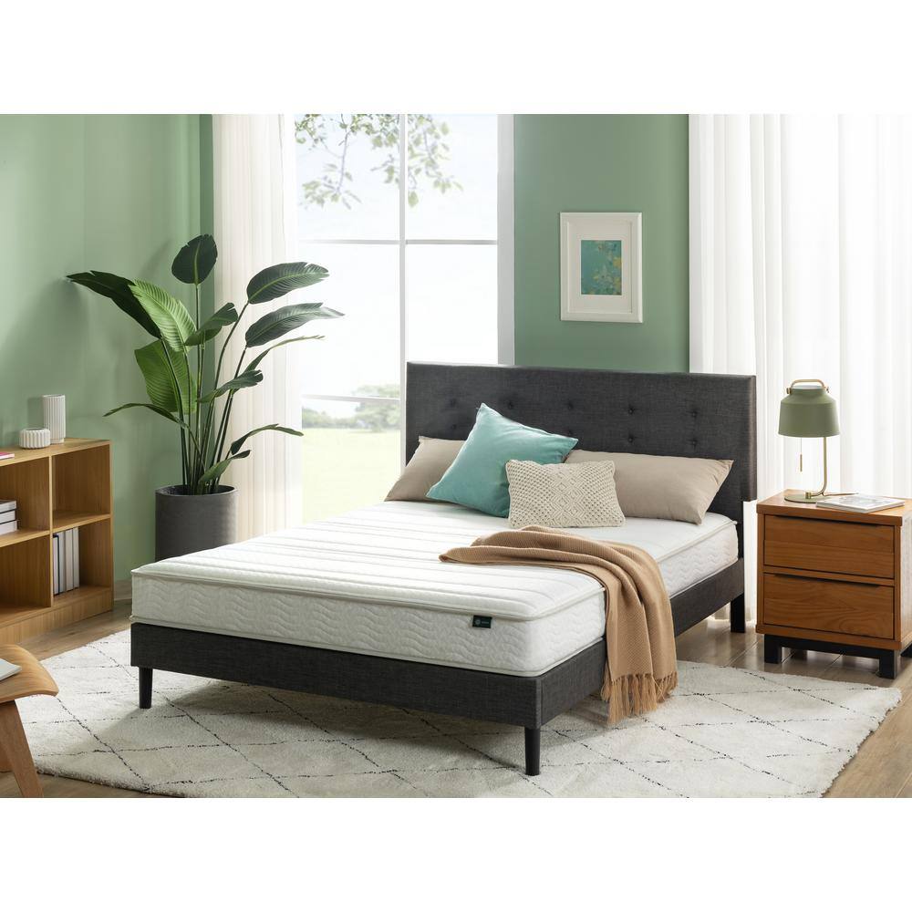 Zinus Narrow Twin Medium Quilted Top 6 in. Foam and Spring Hybrid Mattress