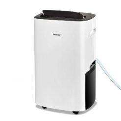 Edendirect 85 pt. 5,000 sq.ft. Portable Dehumidifier in White, with Auto Defrost, Variable Speeds, Continuous Run, 24H Timer