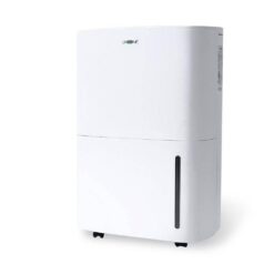 Edendirect 150 pt. 7,000 sq.ft. Portable Dehumidifier in White with Built-in Pump, Dual-Filter, Variable Speeds, Continuous Run
