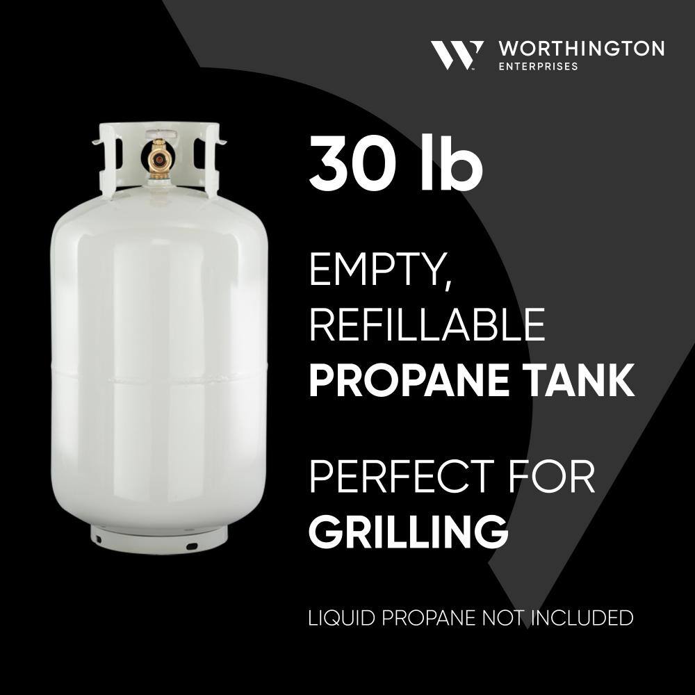 Worthington Pro Grade 30 lb. Empty Propane Tank