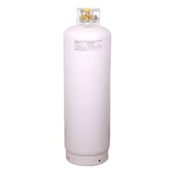 Worthington Pro Grade 100 lb. Empty Steel Cylinder Propane Tank with Multi-Valve