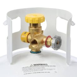 Worthington Pro Grade 100 lb. Empty Steel Cylinder Propane Tank with Multi-Valve