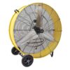 Edendirect 42 in. 2 Speeds Drum Fan in Yellow with Powerful 4/5 HP Motor, Commercial or Industrial Fan, Turbo Blade, Low Noise