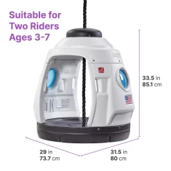 Step2 Space Capsule Outdoor Plastic Kids Tree Swing or Backyard Playhouse