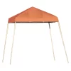 ShelterLogic Sport Series Slant-Leg 12' x 12' Open-Top Pop-Up Canopy, Orange Dark 01