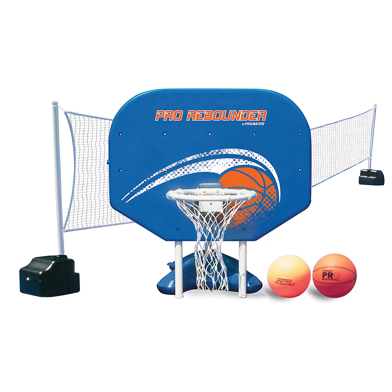 Poolmaster Pro Rebounder Poolside Basketball/Volleyball Game Combo