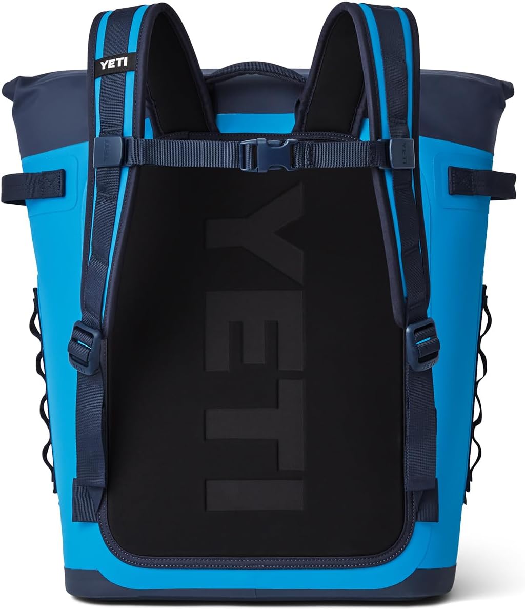 YETI Hopper M20 Series Backpack Soft Sided Coolers with MagShield Access, Big Wave Blue