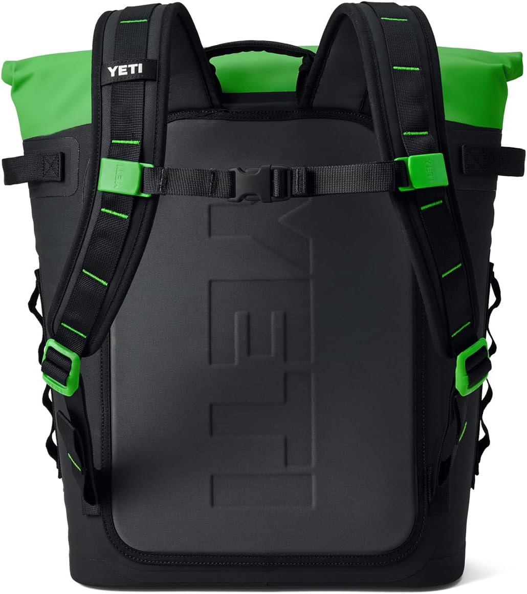 YETI Hopper M20 Series Backpack Soft Sided Coolers with MagShield Access, Canopy Green