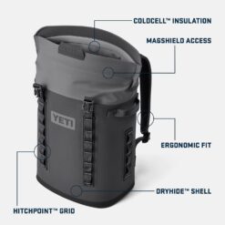 YETI Hopper M20 Series Backpack Soft Sided Coolers with MagShield Access, Cosmic Lilac