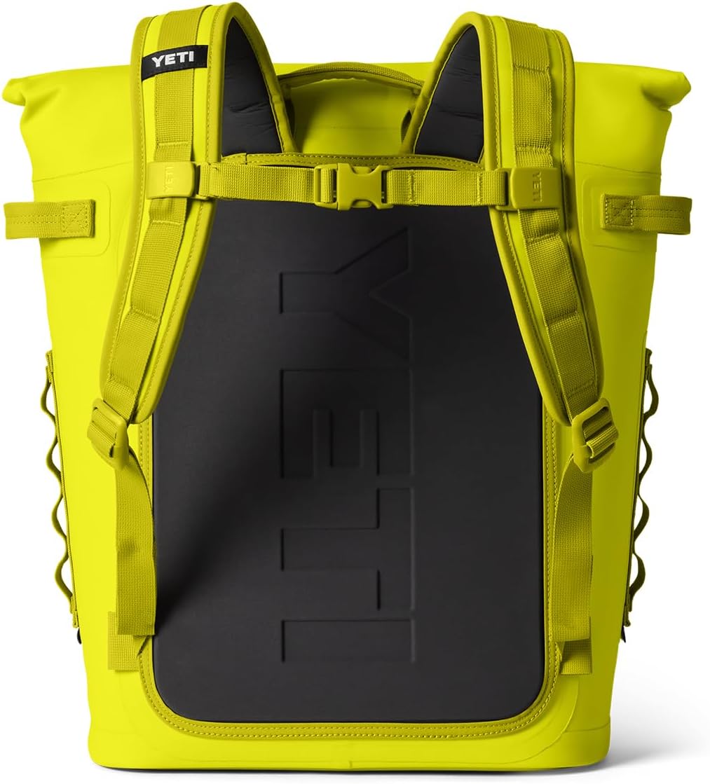 YETI Hopper M20 Series Backpack Soft Sided Coolers with MagShield Access, Firefly Yellow