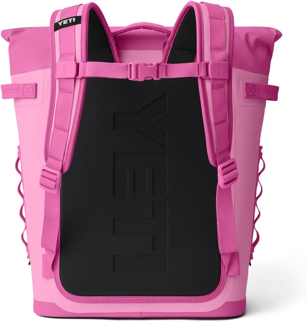 YETI Hopper M20 Series Backpack Soft Sided Coolers with MagShield Access, Power Pink