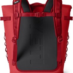 YETI Hopper M20 Series Backpack Soft Sided Coolers with MagShield Access, Rescue Red