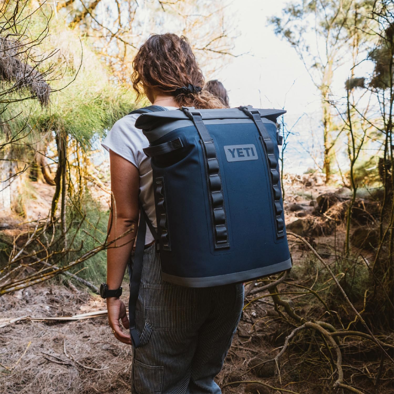 YETI Hopper M20 Series Backpack Soft Sided Coolers with MagShield Access, Sandstone Pink