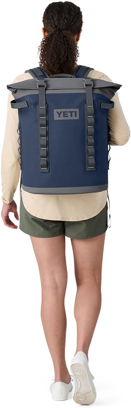 YETI Hopper M20 Series Backpack Soft Sided Coolers with MagShield Access, Sandstone Pink