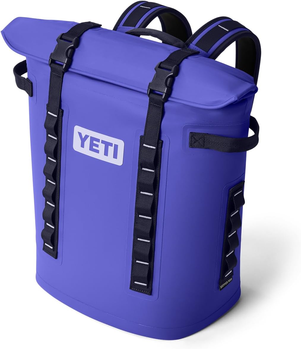 YETI Hopper M20 Series Backpack Soft Sided Coolers with MagShield Access, Ultramarine Violet