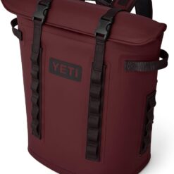 YETI Hopper M20 Series Backpack Soft Sided Coolers with MagShield Access, Wild Vine Red