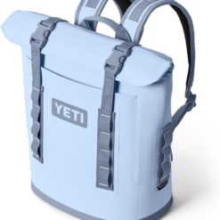 YETI Hopper M12 Series Backpack Soft Sided Coolers with MagShield Access, Big Sky Blue