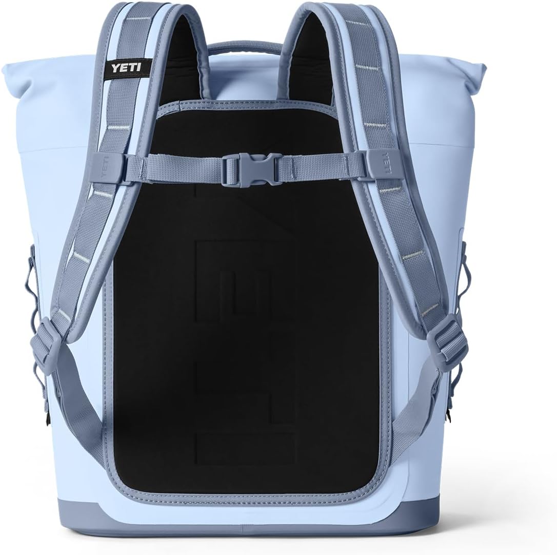 YETI Hopper M12 Series Backpack Soft Sided Coolers with MagShield Access, Big Sky Blue