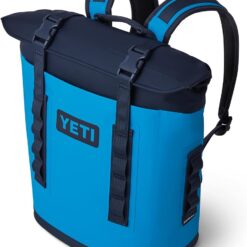YETI Hopper M12 Series Backpack Soft Sided Coolers with MagShield Access, Big Wave Blue