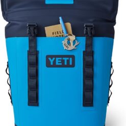 YETI Hopper M12 Series Backpack Soft Sided Coolers with MagShield Access, Big Wave Blue