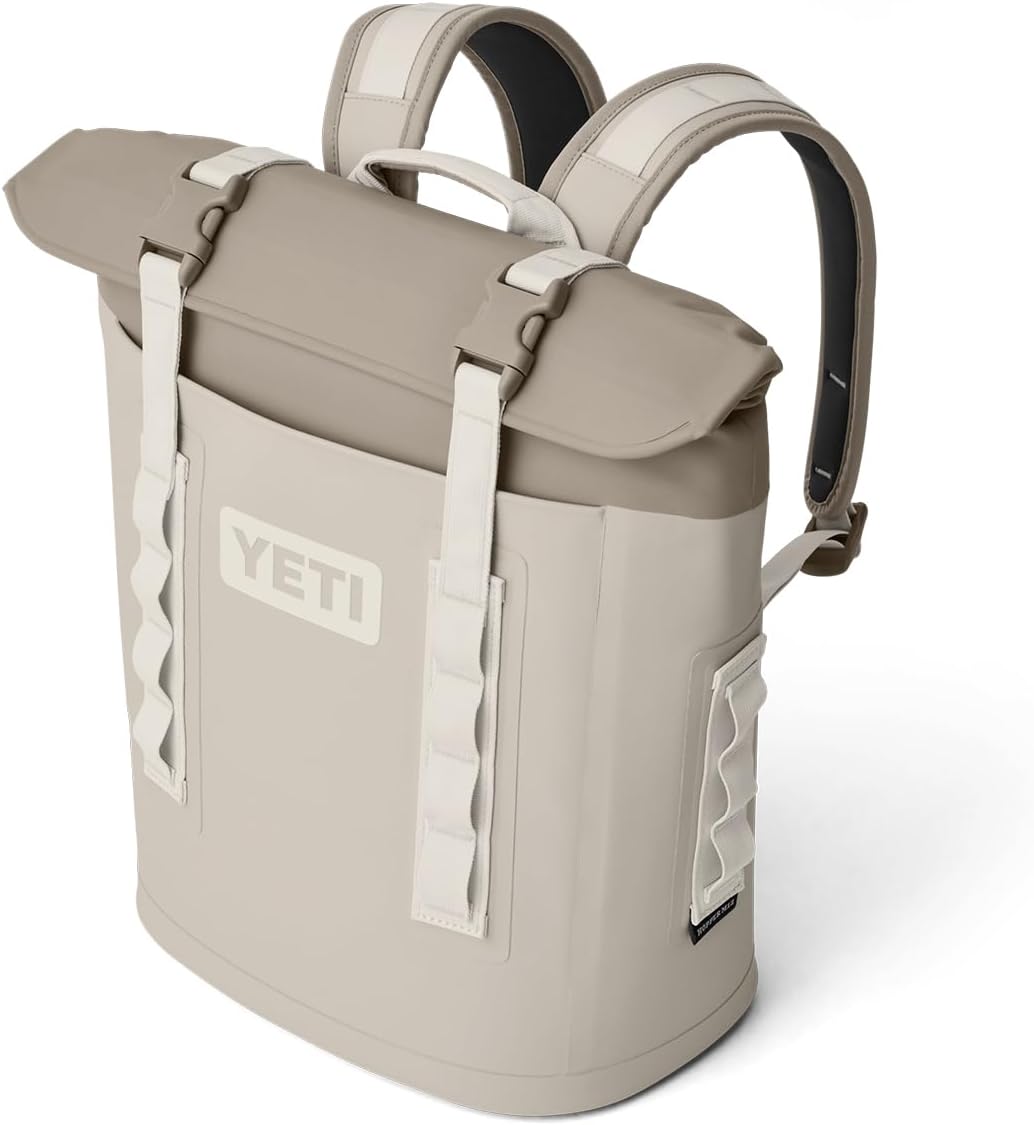 YETI Hopper M12 Series Backpack Soft Sided Coolers with MagShield Access, Cape Taupe