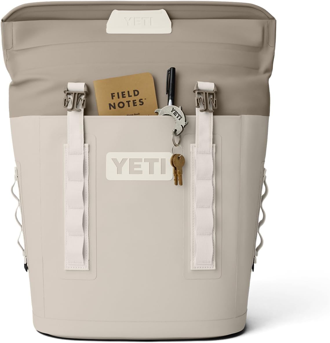 YETI Hopper M12 Series Backpack Soft Sided Coolers with MagShield Access, Cape Taupe