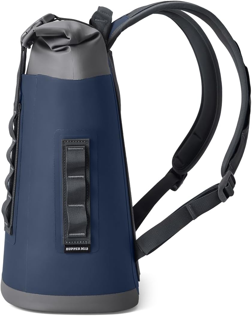 YETI Hopper M12 Series Backpack Soft Sided Coolers with MagShield Access, Navy
