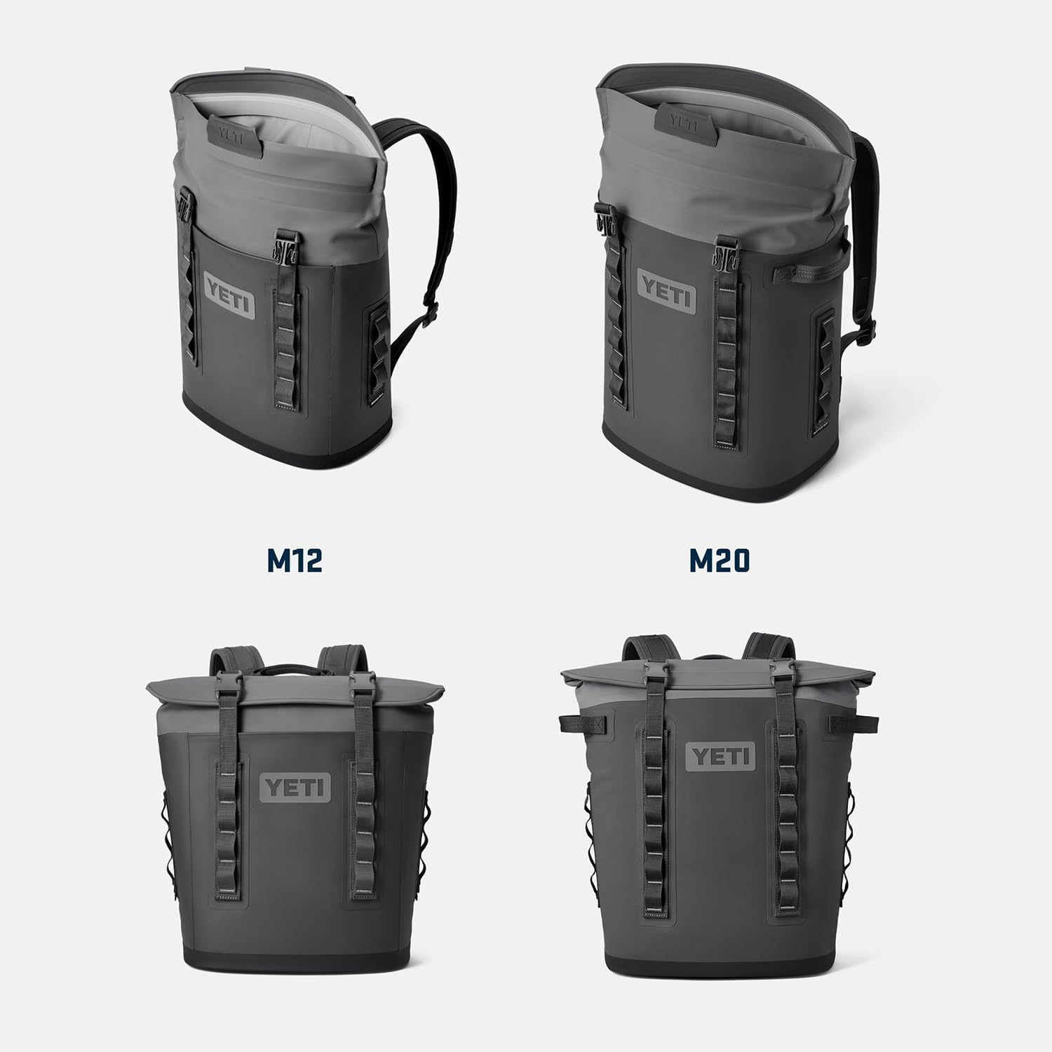 YETI Hopper M12 Series Backpack Soft Sided Coolers with MagShield Access, Navy