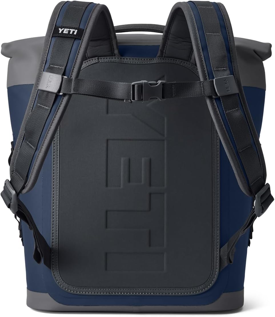 YETI Hopper M12 Series Backpack Soft Sided Coolers with MagShield Access, Navy