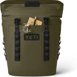 YETI Hopper M12 Series Backpack Soft Sided Coolers with MagShield Access, Olive