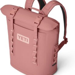 YETI Hopper M12 Series Backpack Soft Sided Coolers with MagShield Access, Sandstone Pink