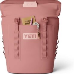 YETI Hopper M12 Series Backpack Soft Sided Coolers with MagShield Access, Sandstone Pink