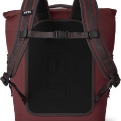 YETI Hopper M12 Series Backpack Soft Sided Coolers with MagShield Access, Wild Vine Red